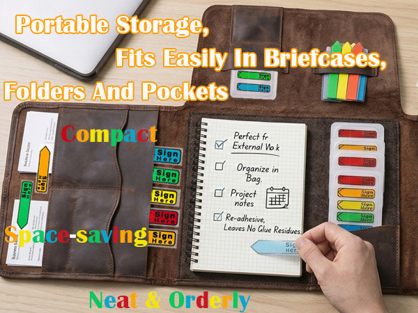 portable storage, fits easily in briefcases, folders and pockets
