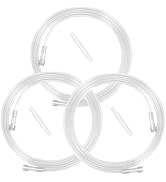 Generic 5 Foot High Flow Oxygen Tube Extension - Transparent, Crush Resistant, PVC, Pack of 3 Tubes