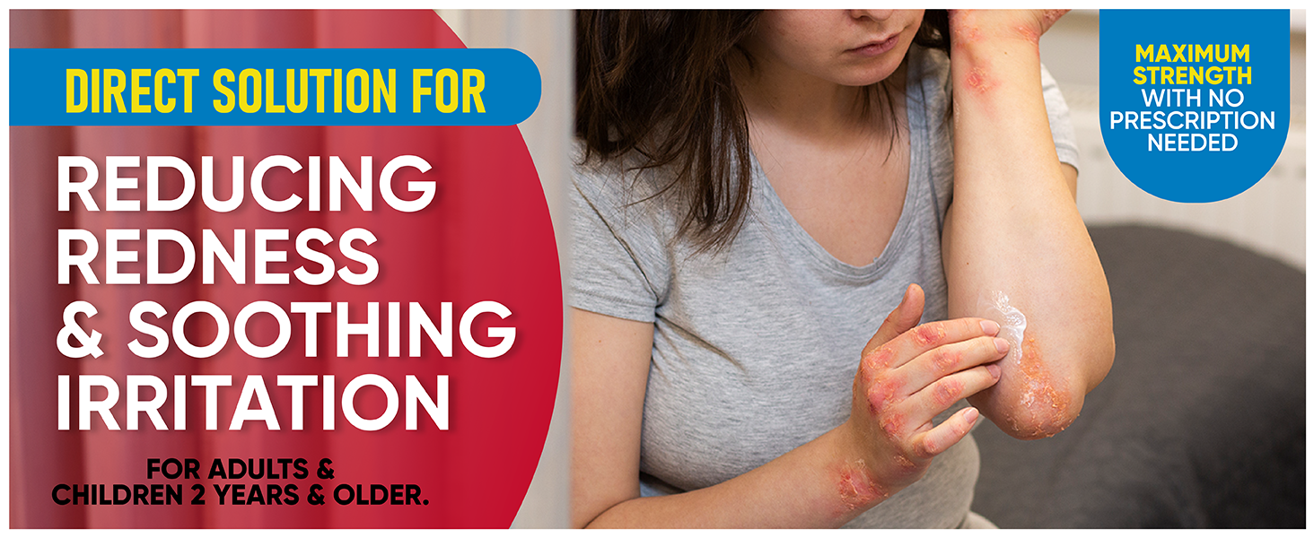 Max Strength with no prescription needed for adults and children 2 years and older
