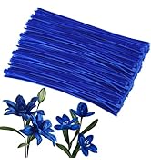 ZXIIXZ 100Pcs Pipe Cleaners, Pipe Cleaners Craft, Chenille Stems Creative Craft Pipe Cleaners Flo...