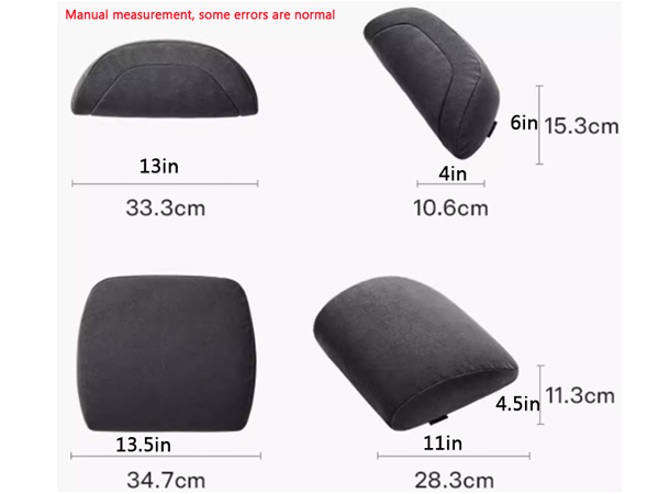 lower lumbar support pillow tesla model y juniper cybertruck car headrest neck pillow support memory