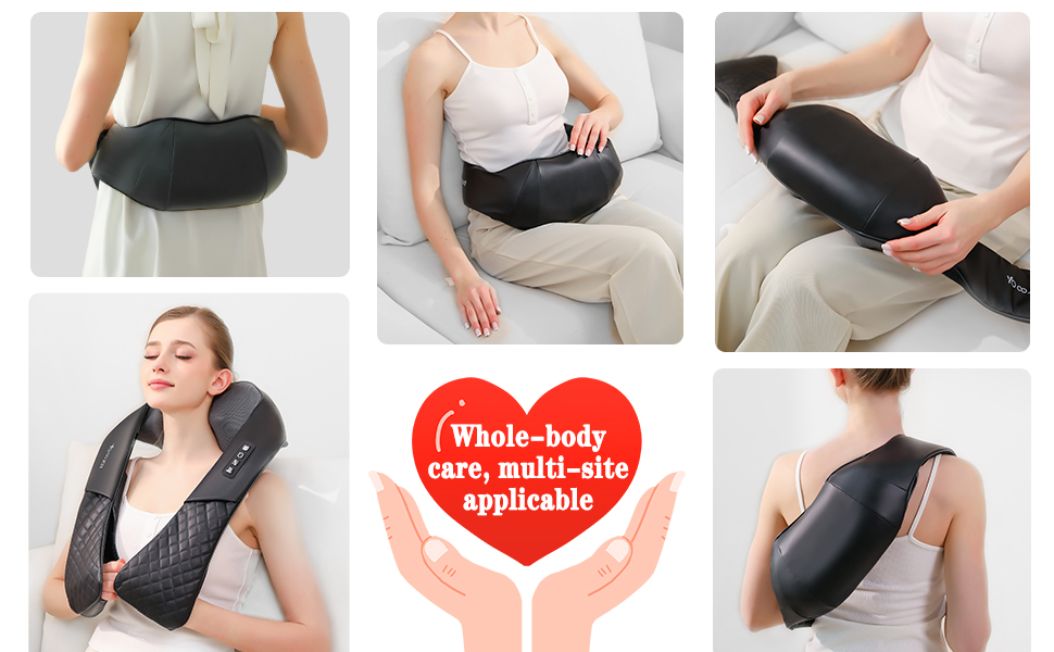 neck and shoulder massager with heat