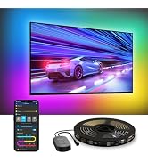 Govee TV LED Backlight,RGBIC Smart LED Strip Lights for 70-80 inch TVs, Bluetooth and Wi-Fi Contr...