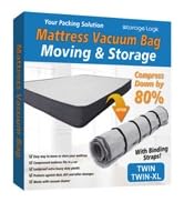 Twin/Twin XL Foam Mattress Vacuum Bag for Moving, Vacuum Seal Mattress Storage Bag with Straps