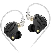 KZ ZS12 PRO X in Ear Monitor Headphones, Wired Gaming Earbuds 1DD+5BA Hybrid Driver IEM Earphone ...