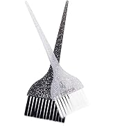 Colortrak Galaxy Glitter 2 Piece Hair Brush Set for Highlighting and Coloring Hair Sections, Incl...