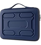 DOMISO 15.6 inch Laptop Sleeve with Handle Shockproof Waterproof EVA Protective Case for 15.6
