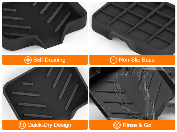 silicone soap tray