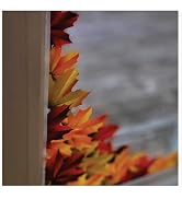 2 x 14" Leaf Corner Window Clings Decals. Fall, Thanksgiving, Autumn Decor for Windows and Glass....