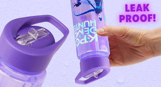 KPop Demon Hunters Officially Licensed Huntrix Water Bottle for Girls