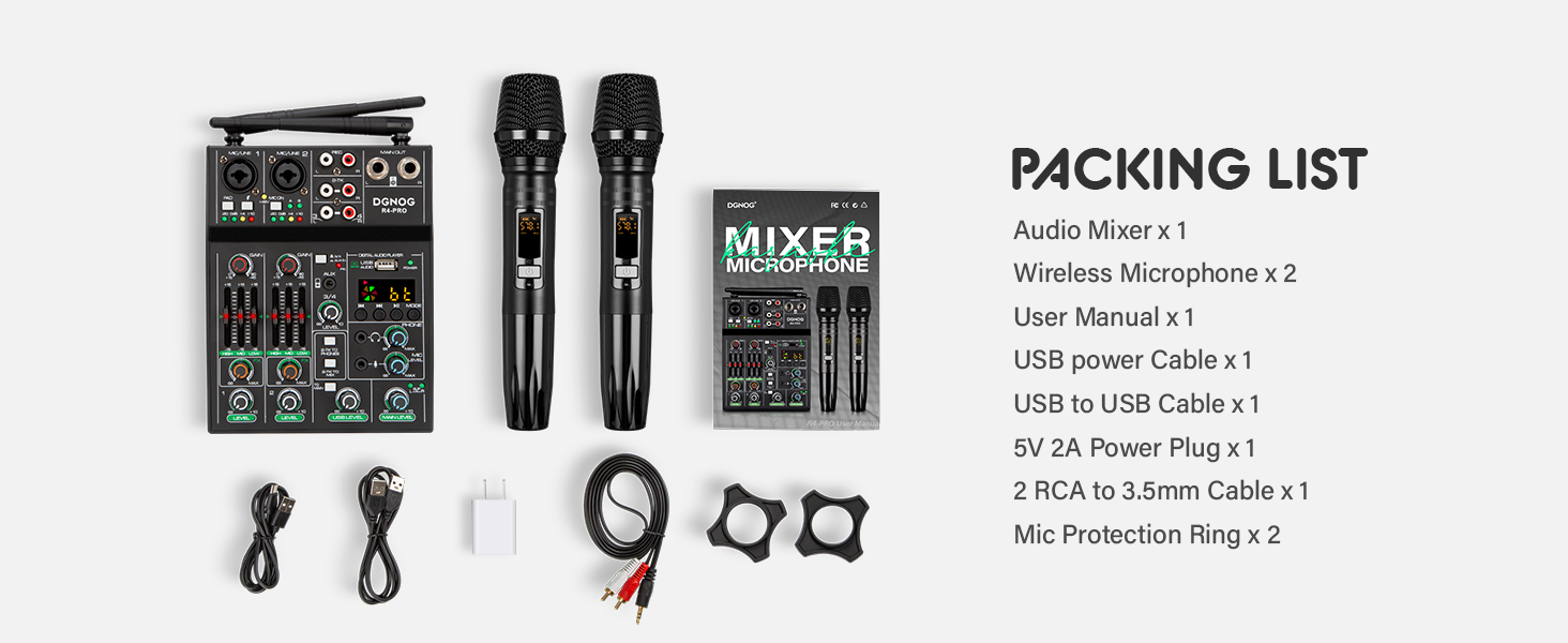 microphone mixer for karaoke