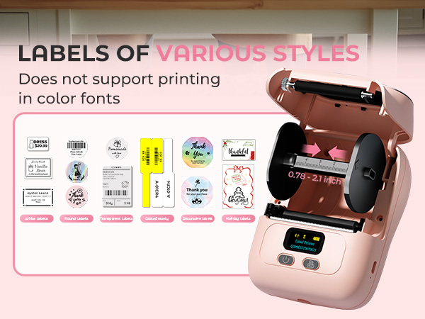 Bluetooh label maker