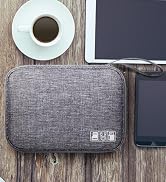 grey electronics organizer bag
