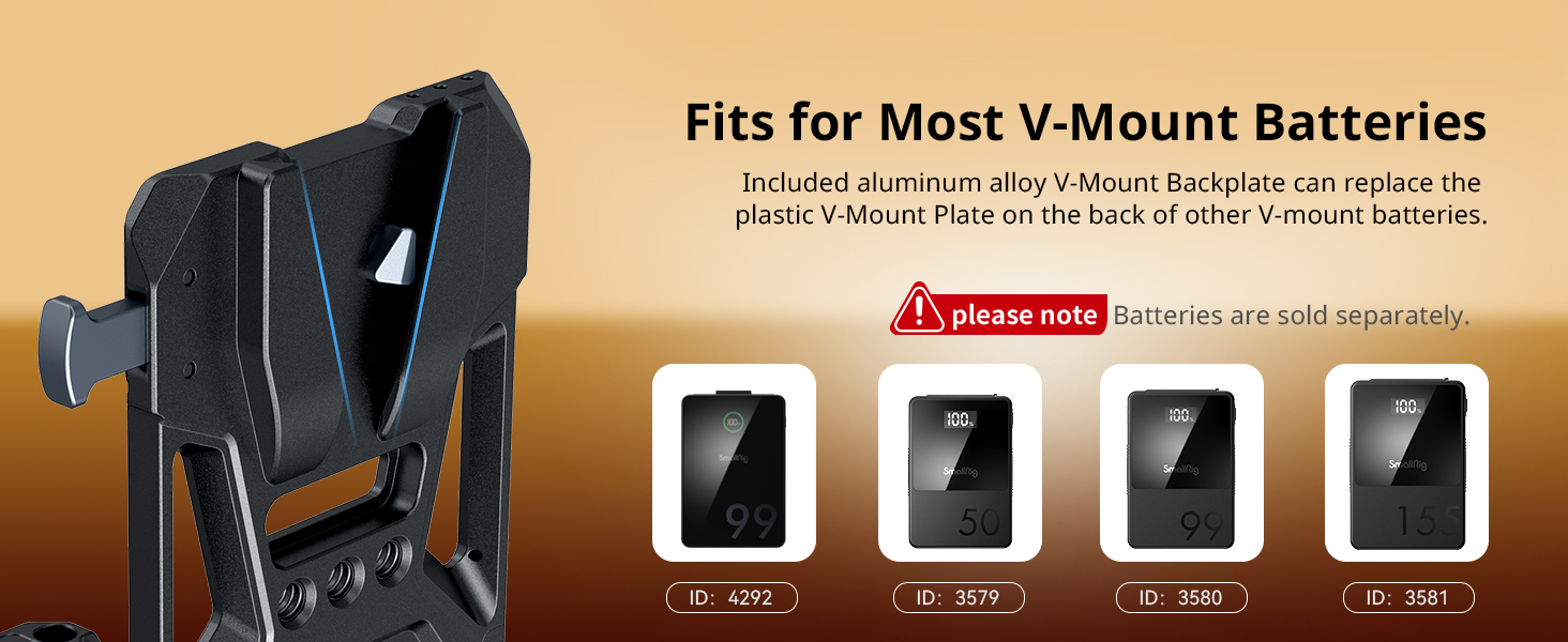 v mount battery plate 4505B