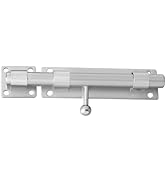 Alise Barrel Bolt Latch,Slide Bolt Latch,304 Stainless Steel Slide Lock for Fence/Wooden/Barn Doo...