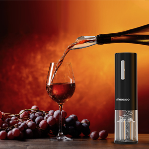 Red white Wine Bottle pump Air Pressure cork opener corkscrew battery operated Electric