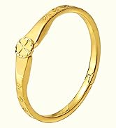 Lucky Clover Bangle Bracelet