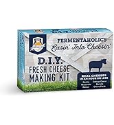 Fermentaholics DIY Fresh Cheese Making Kit - Ricotta, Mozzarella, Burrata, Paneer, Cottage Cheese...
