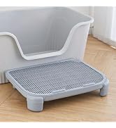 Greywaterproof Cat Mat, 19.69"X15.95"X3.54" Litter Box Mat, Easy Clean, Non-Slip, Urine-Proof Kit...