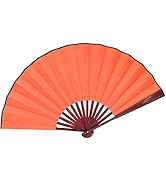 HONSHEN Folding Hand Fan Bamboo Blank Chinese Hand Fan Wedding Party Gift with Traditional Chines...