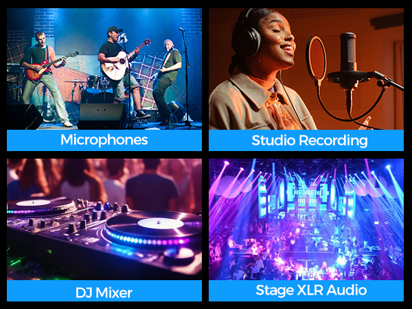 XLR mic cable, microphone wire, speaker cable