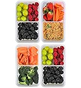 food prep containers 3 compartment meal prep containers reusable microwave safe containers to go