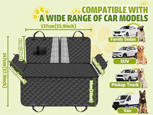 backseat dog hammock dog car hammock for back seat dog car cover for back seat dog car