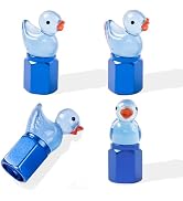 Rislobx 4 Pack Duck Tire Stem Caps, Glow in The Dark Tire Valve Caps, Cool Funny Tire Air Valve C...