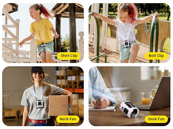 multifunctional outdoor waist fan