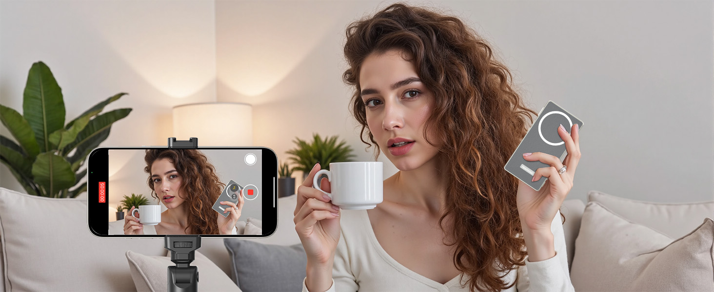 phone selfie monitor screen