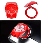 Engine StartStop Push Button Cover,Car Power Control Trim Car Switch Decoration, Aluminum Alloy A...