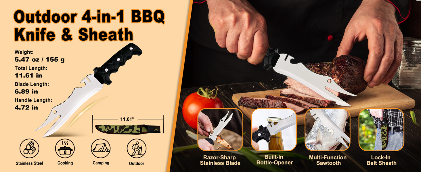 teppanyaki griddle tools BBQ Knife griddle accessories griddle tools griddle set griddle tool set
