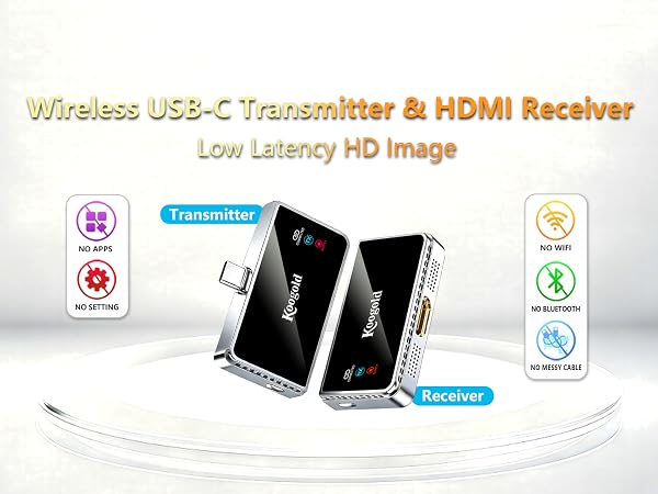 hdmi transmitter for laptop to TV Projector Support 4K DecodingStreaming Netflix Home Theater