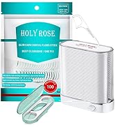 Holy Rose Dental Floss Dispenser,Portable Mini Floss Picks Case,Flossers Toothpicks Organizer,Ref...