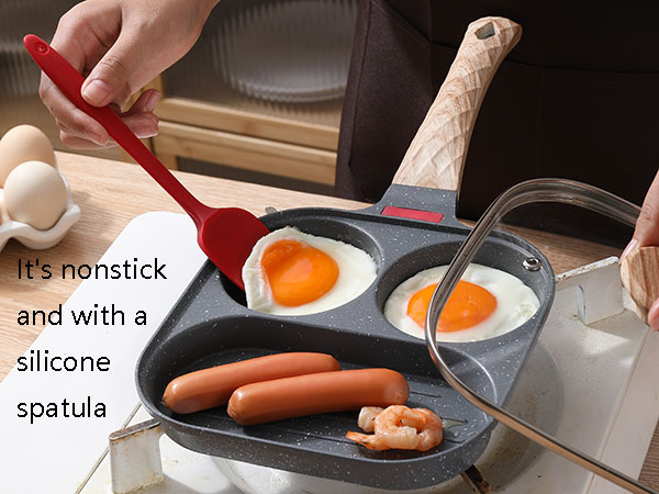 non stick grill pan for stove, american made small grill pan with lid square pan for cooking bacon