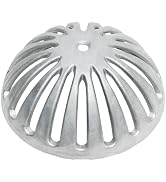 GSW FS-DS Aluminum Dome Strainer, Floor Sink Drain Cover for 12" Floor Sink. 5-1/4" Diameter