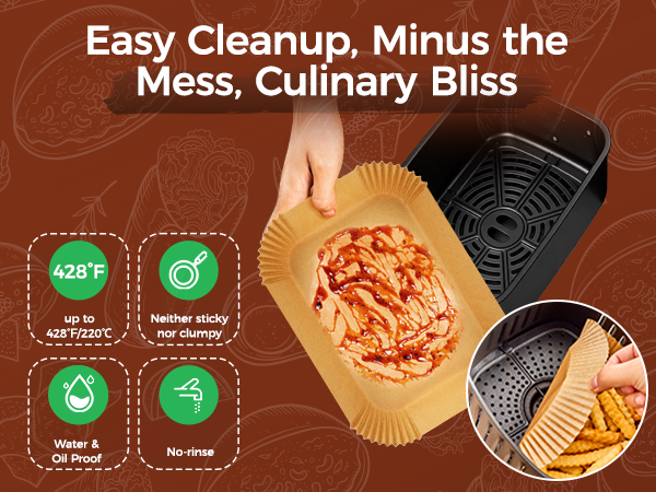 air fryer parchment paper liners