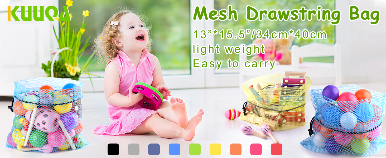 Mesh Drawstring Bag
