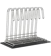 IDEATECH Reusable Bag Rack with Cup Drying Mat,Plastic Bag Dryer Rack Dish Drying,Collapsible Kit...