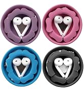 Earbud Case Holder 4 Packs Earphone Wired Headphone Organizer Wrap MAIRUI Silicone Magnetic Wire ...