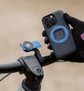 Quad Lock Out Front Handlebar Bicycle Phone Mount (V3) for iPhone, Galaxy, Pixel and Universal Ad...