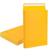 Expandable Large Catalog Manilla Envelopes 10x13 for Documents 25 Pack, Goefun Big Yellow Manila ...