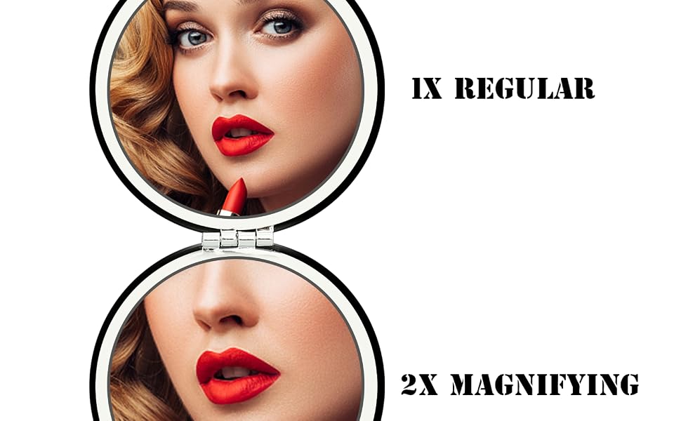 magnifying vanity mirror