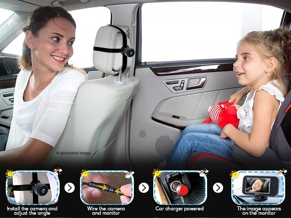car baby monitor with camera