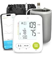 Greater Goods Bluetooth Blood Pressure Monitor for Home Use, Upper Arm BP Monitor with Balance He...
