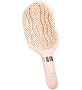 RHOS Curved Vented Hair Brush, Anti-Static Detangling Hair Brush | Faster Blow Drying, Dual-Layer...