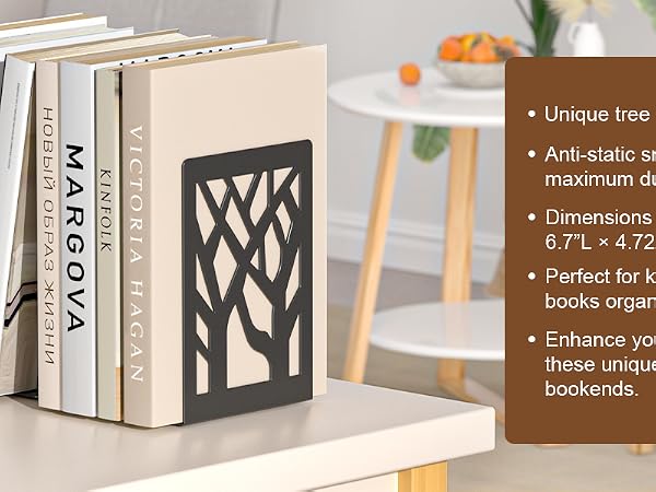 metal bookends for desk