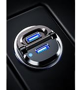 EWA USB C Car Charger, 36W+20W Dual PD 3.0 Port Type C Smallest Car Adapter, Aluminum Fast 36W+20...