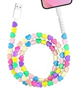 Aolcev for iPhone Charging Cord 66W Fast Charger Cable 3.3FT MFi Certified Cute Star Beaded Phone...