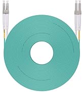 30M OM3 LC to LC Fiber Patch Cable, 10Gb Multi-Mode Jumper Duplex LC-LC 50/125um, LSZH, Fiber Opt...